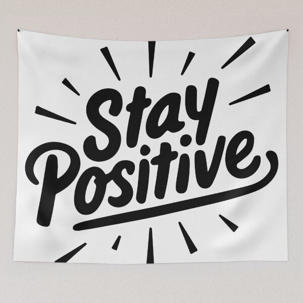 Item preview, Stay Positive Motivational T-Shirt designed and sold by SithCreation.