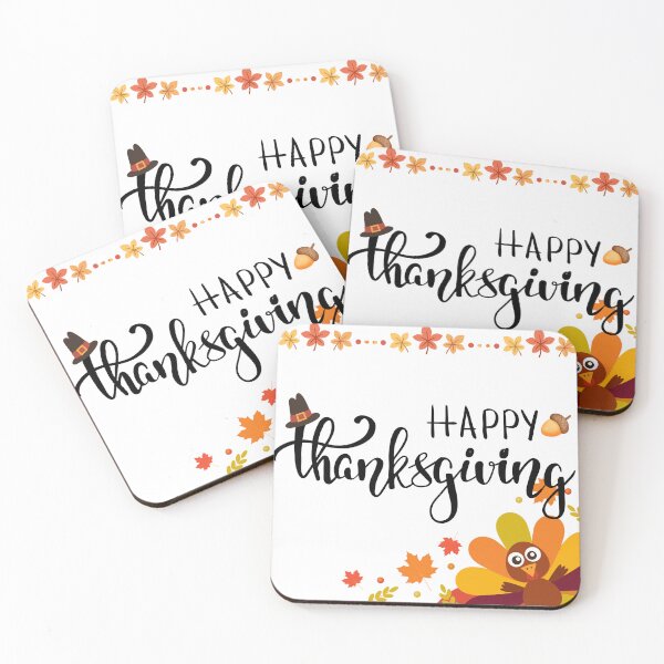 Item preview, Happy Thanksgiving Turkey Autumn Leaves Fall designed and sold by artsyandinspire.