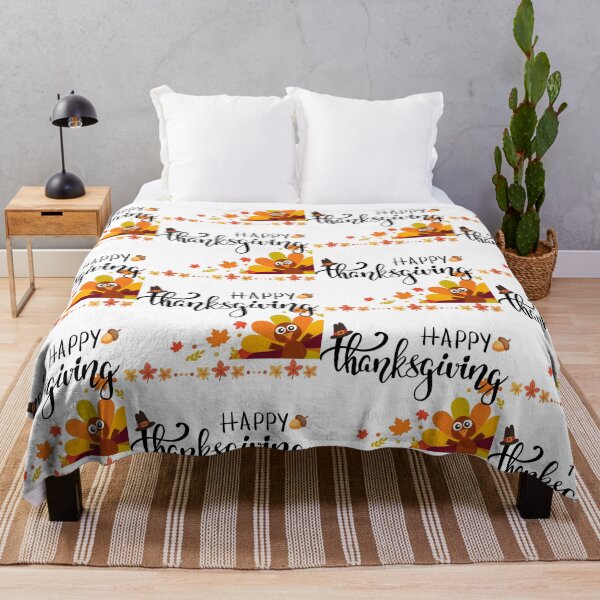 Item preview, Happy Thanksgiving Turkey Autumn Leaves Fall designed and sold by artsyandinspire.