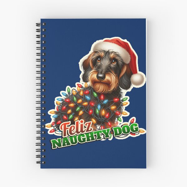 Item preview, Wire-haired Dachshund Xmas lights gift designed and sold by ThisDress.