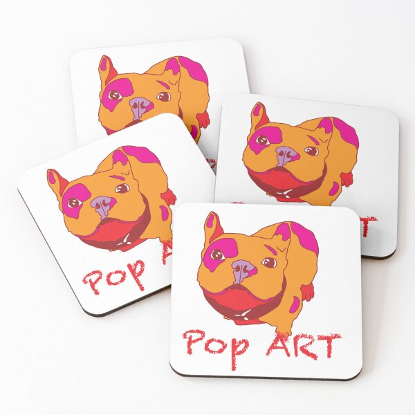 Item preview, Dog Pop art red version designed and sold by GENEST-V.