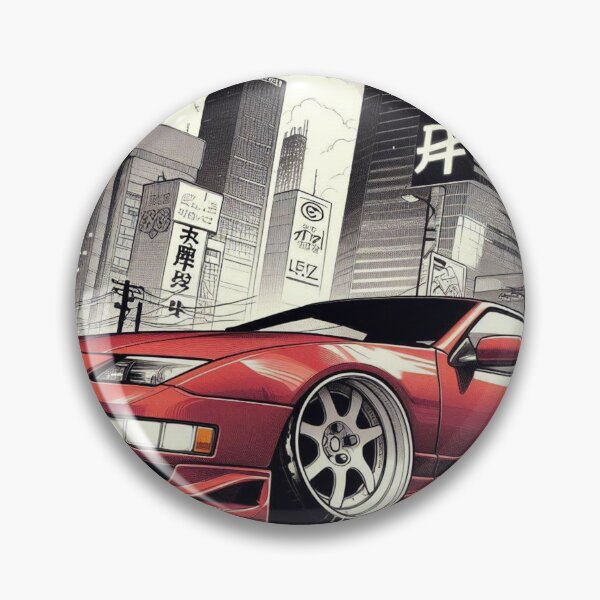 Item preview, Manga Style 300ZX Z32 parked in Japanese City designed and sold by 73corners.