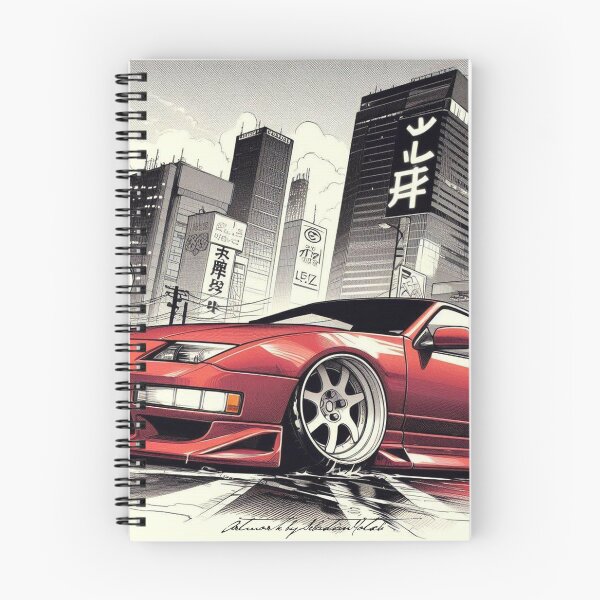 Item preview, Manga Style 300ZX Z32 parked in Japanese City designed and sold by 73corners.