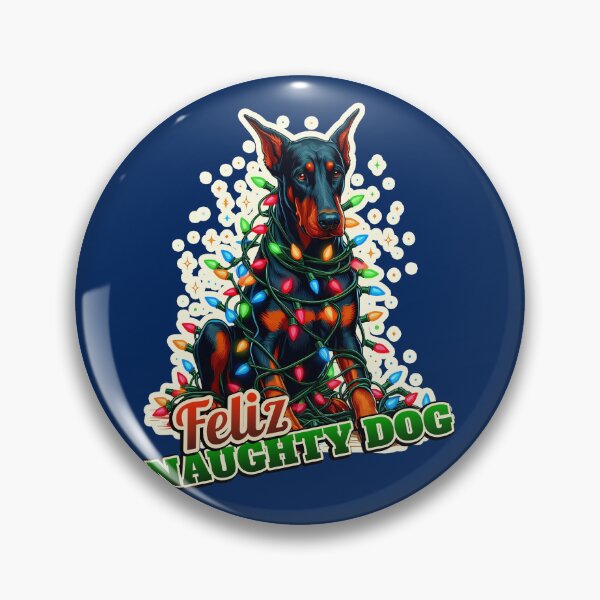Item preview, Doberman, Dobie Xmas lights gift designed and sold by ThisDress.