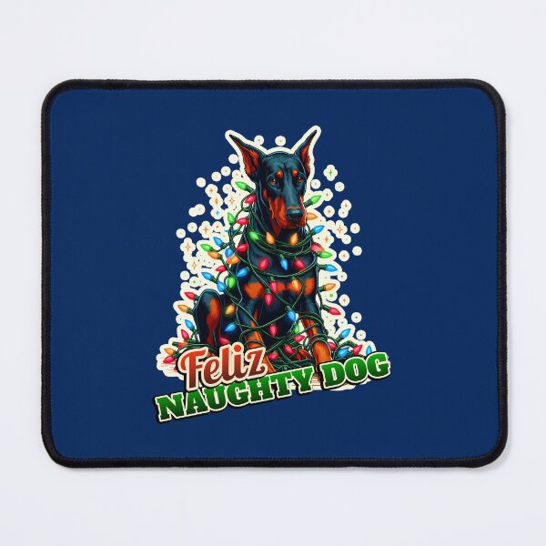 Item preview, Doberman, Dobie Xmas lights gift designed and sold by ThisDress.