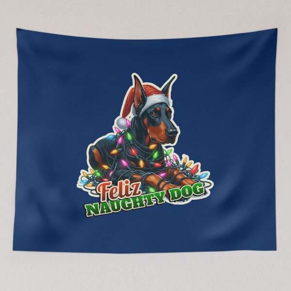 Artikelvorschau, Dobermann, Dobie Weihnachtsbeleuchtung Geschenk entworfen und verkauft von ThisDress.