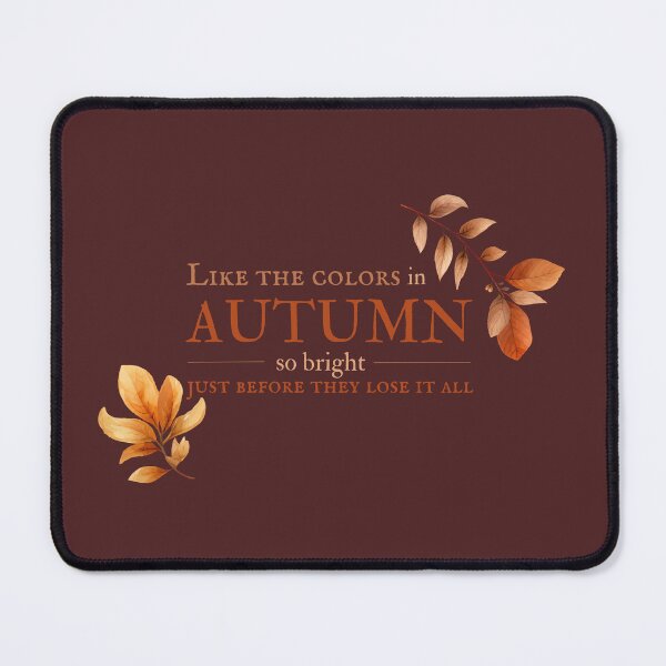 Item preview, Like the colors in autumn - Red lyrics designed and sold by OmgItsMariaa.