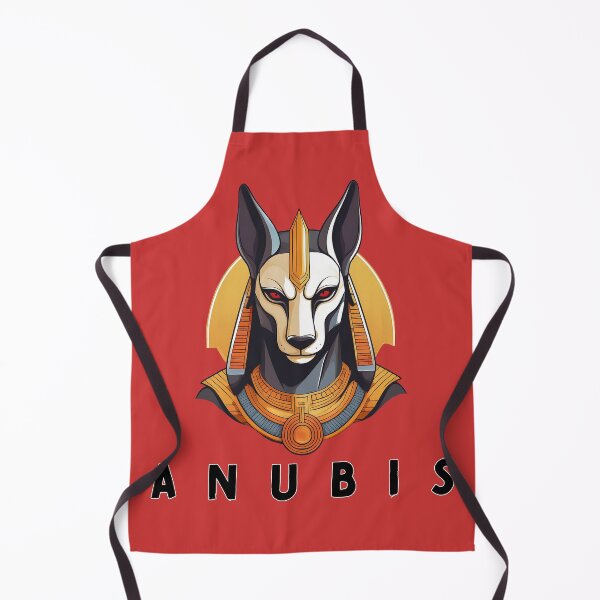 Item preview, vibrant colors Design depicts Anubis, the ancient Egyptian god and the underworld Guide. designed and sold by HEMRO.