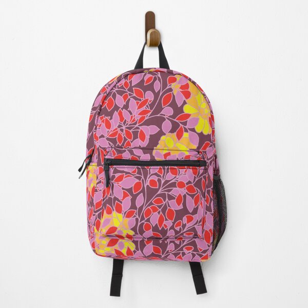 Item preview, Yellow and pink leaves and flowers designed and sold by GENEST-V.