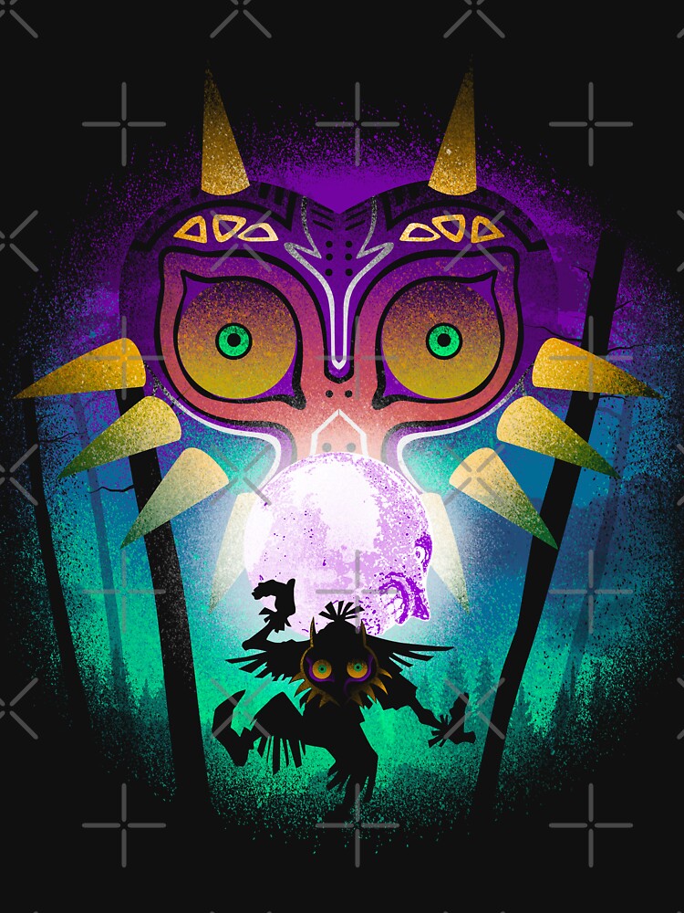 Thumbnail 7 von 7, Essential T-Shirt, Der Mond und die Maske designt und verkauft von DonnieArts.