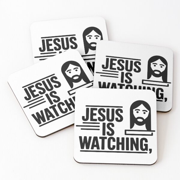 Item preview, Jesus is Watching Faith T-Shirt designed and sold by SithCreation.