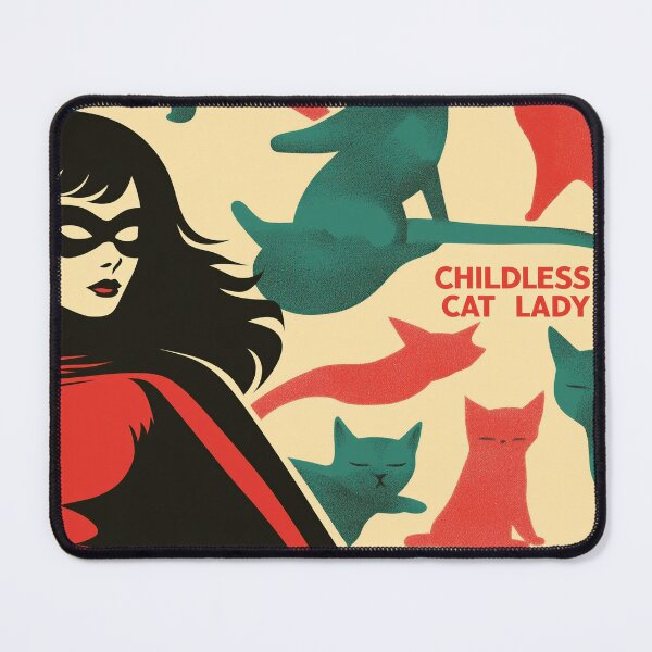 Item preview, Heroic Childless Cat Lady designed and sold by mossysparkles.