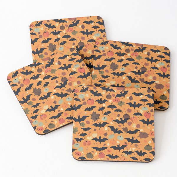 Item preview, Bats and pumpkins. designed and sold by MagelliShop.