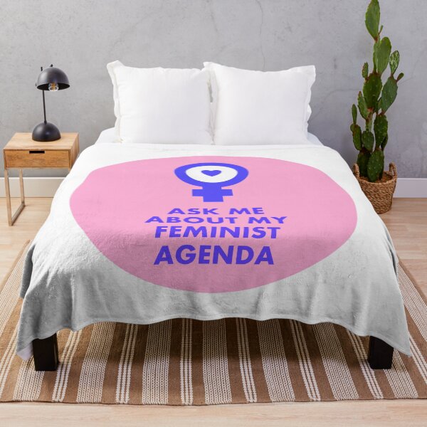 Item preview, Ask me about my feminist agenda designed and sold by Inspirationmotivation.