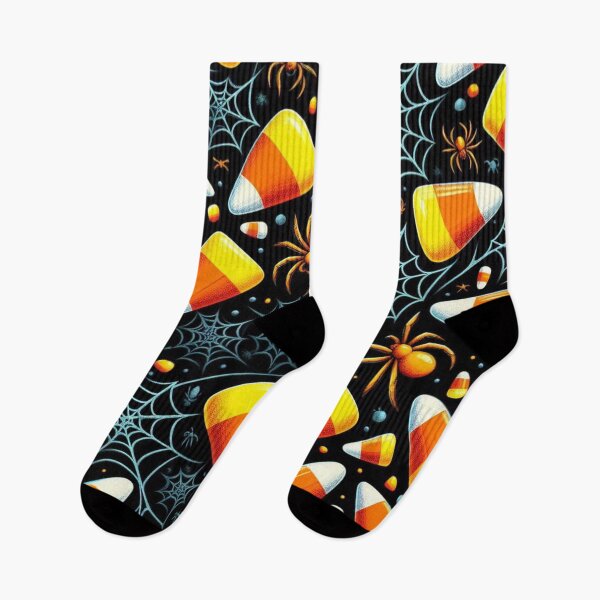 Item preview, Candy Corn Spiderweb Pattern designed and sold by JavisSRDesign.