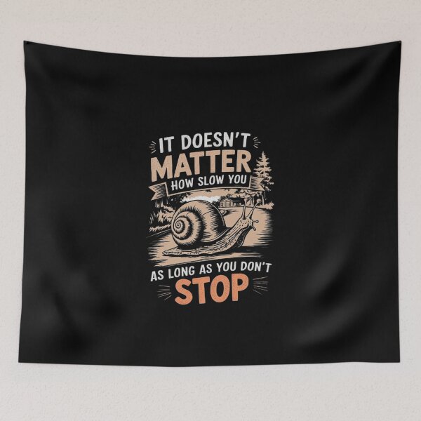 Item preview, Motivational Snail Quote - Keep Moving Forward No Matter the Pace designed and sold by love3617.