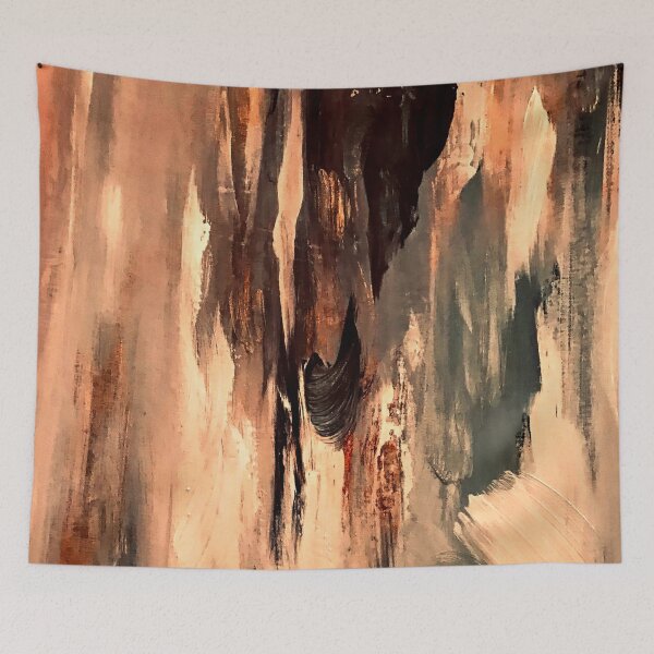 Item preview, Spicy Cinnamon, Creamy Caramel, And Nutmeg Hues Abstract' designed and sold by DEC02.