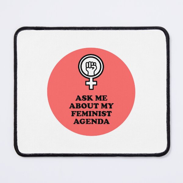 Item preview, Ask me about my feminist agenda designed and sold by Inspirationmotivation.