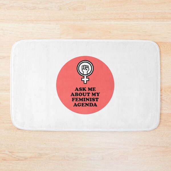 Item preview, Ask me about my feminist agenda designed and sold by Inspirationmotivation.