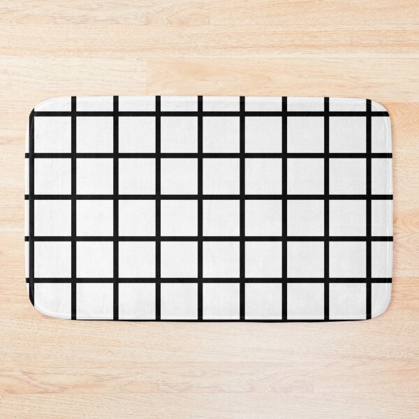 Item preview, White and Black Window Pane Print designed and sold by DanielleGensler.