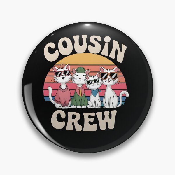 Artikelvorschau, Lustige Katzen Cousin Crew Familie Matching cool entworfen und verkauft von TheTimer.