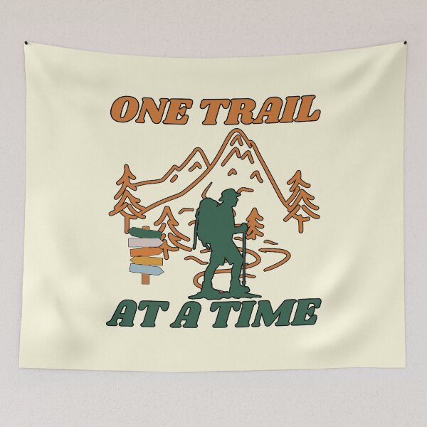 Item preview, One Trail at a Time Hiking Lover designed and sold by Guess4best.
