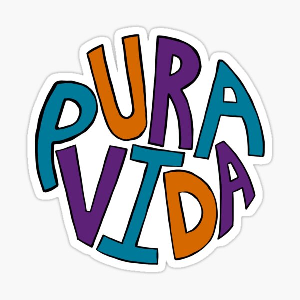 Pura Vida Stickers | Redbubble