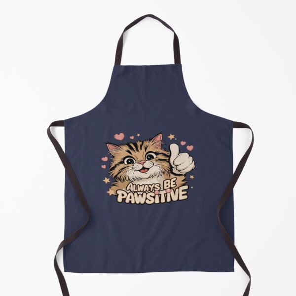 Item preview, Always Be Pawsitive - Cute Thumbs Up Cat Design designed and sold by InkredibleZ.