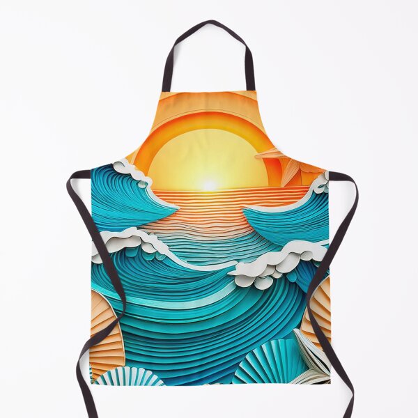 Item preview, Shells Retro Vintage Starfish and Sunset Artwork designed and sold by Mandeville Photography.