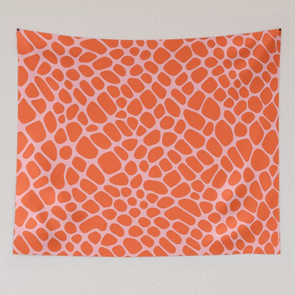 Item preview, Giraffe Pattern Orange & Pink designed and sold by tonymagnerart.