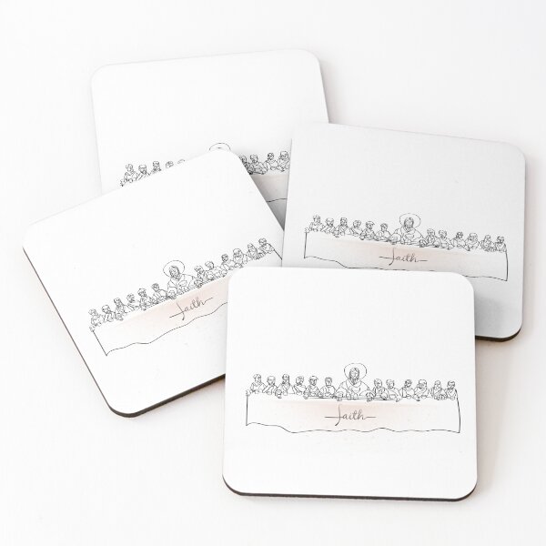 Item preview, Last Supper | Faith | Minimalist | One Line Art designed and sold by DazzledPenguin.