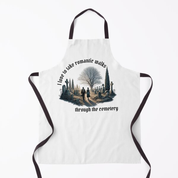Item preview, I love to take romantic walks through the cemetery designed and sold by absurditeestore.