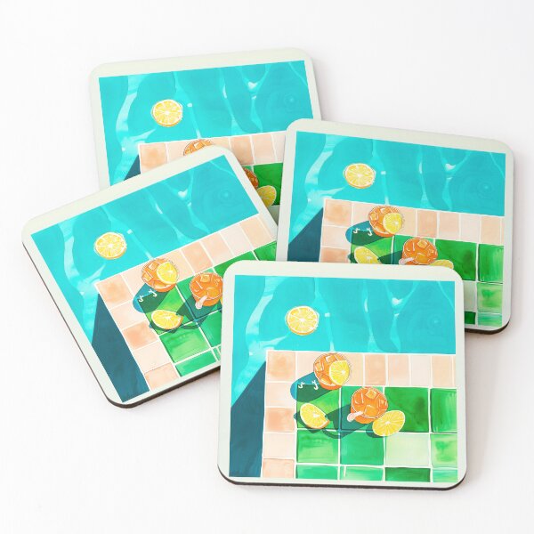 Item preview, Pool Side Cocktail Drinks designed and sold by bowsbotanicals.