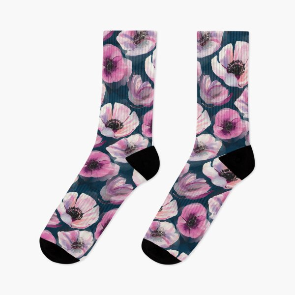 Item preview, Anemone flower pattern, handpainted designed and sold by patterncrow.