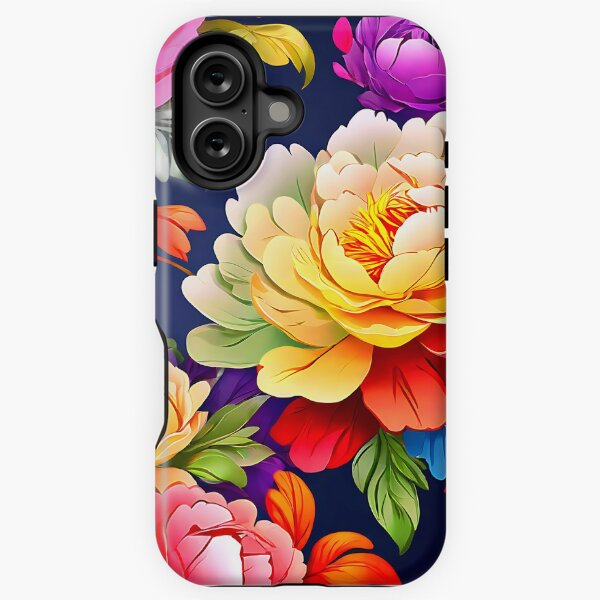 Item preview, A unique rainbow-colored peony pattern designed and sold by Tchoice.