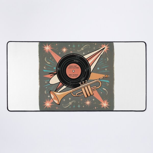 Item preview, Sticker T-Shirt Design Trending: Trumpet & LP Vinyl designed and sold by ForeverPrintsOK.