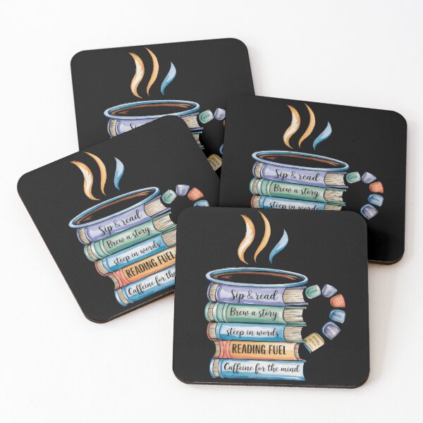 Item preview, Sip & Story: Colorful Book Stack Coffee Cup Design designed and sold by ashdenent.