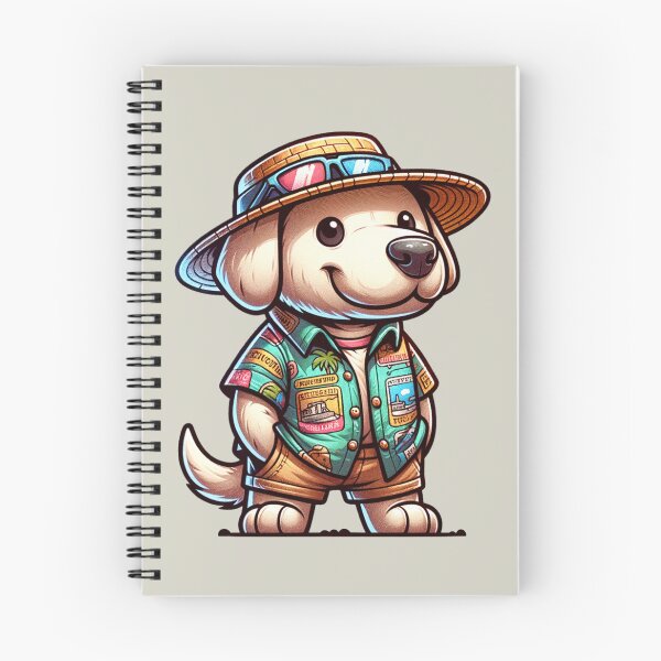 Item preview, Dog Wearing Tacky Tourist Shirt designed and sold by BassHeadMomma.