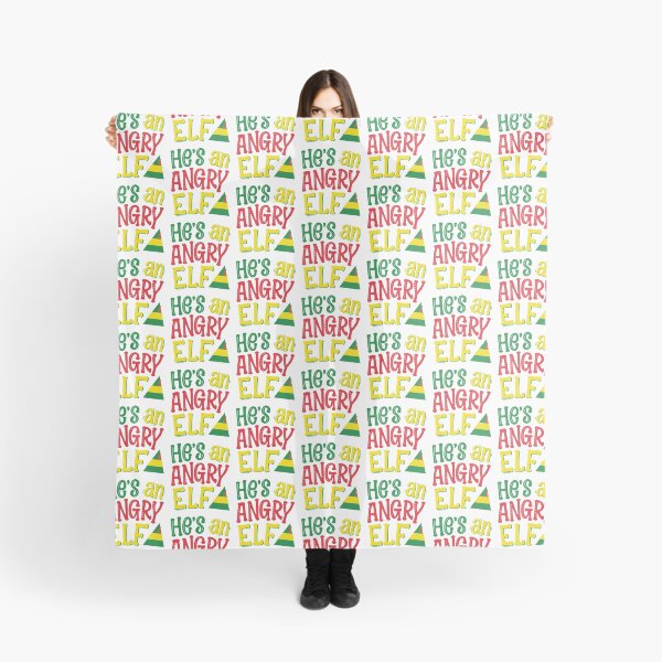 Item preview, He's an Angry Elf, Christmas Movie Quote © GraphicLoveShop designed and sold by Graphic Love Shop.
