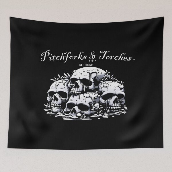 Aperçu de l'œuvre Fourches et torches tm - Fin imminente créée et vendue par Pitchforks & Torches TM.