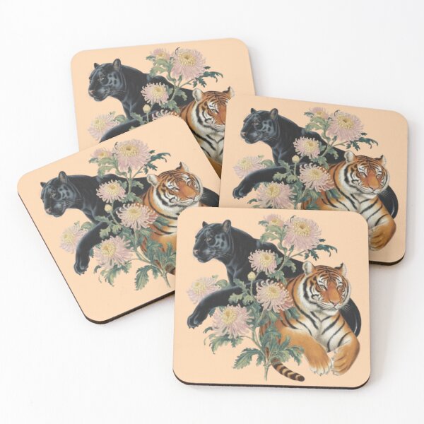 Item preview, A Tiger and a Black Panther designed and sold by 123ks.
