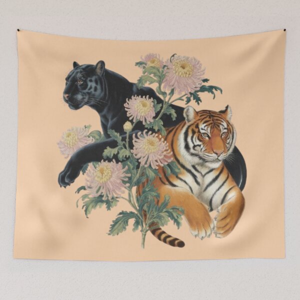 Item preview, A Tiger and a Black Panther designed and sold by 123ks.