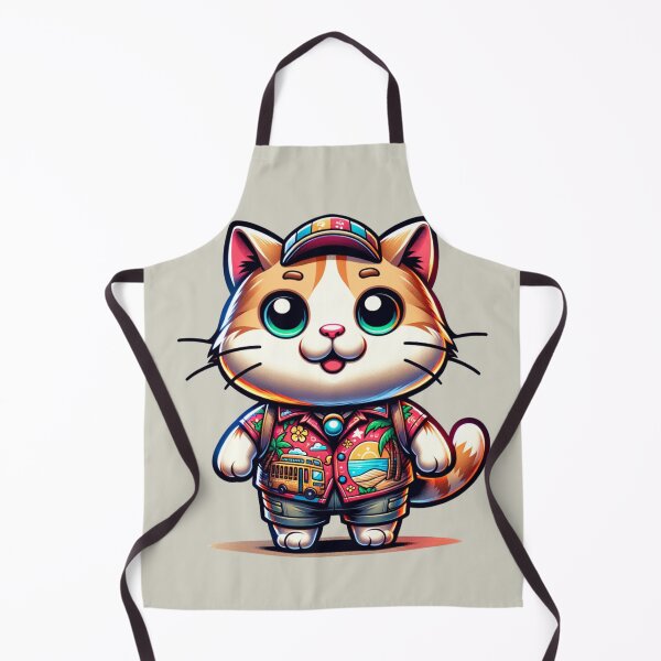 Item preview, Cat Wearing Tacky Tourist Shirt designed and sold by BassHeadMomma.