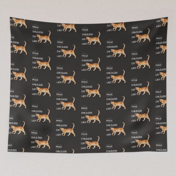 Item preview, Proud Childless Cat Lady designed and sold by FanitsaArt.