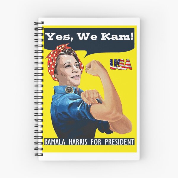 Item preview, Yes, We Kam! Kamala Harris For President designed and sold by WickedNiceTees.