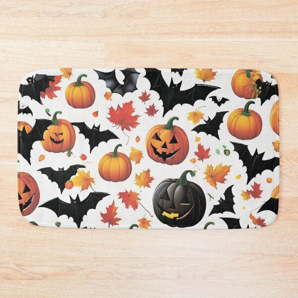 Item preview,  Pumpkins and bats. designed and sold by MagelliShop.