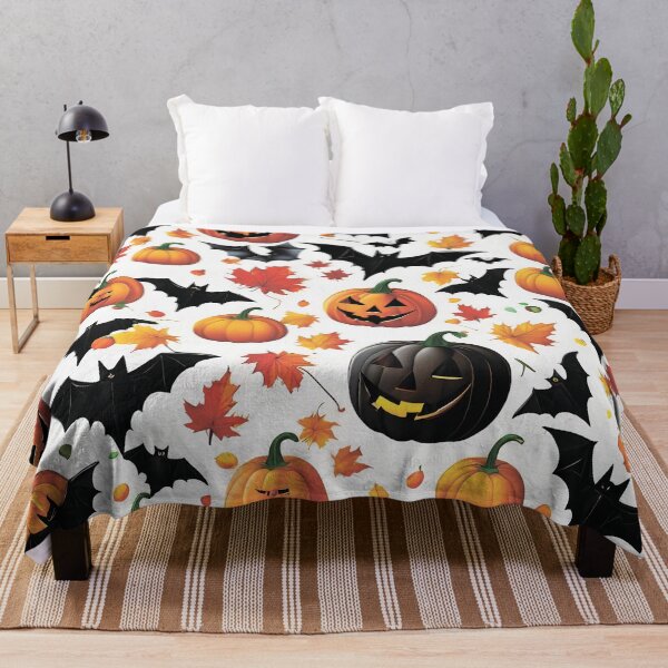 Item preview,  Pumpkins and bats. designed and sold by MagelliShop.