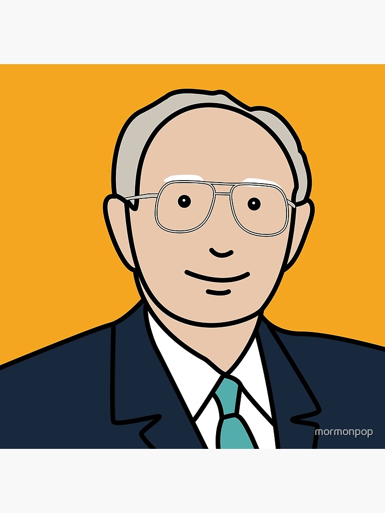 "Gordon B. Hinckley • Illustrated Mormons • Mormon Pop Art ...