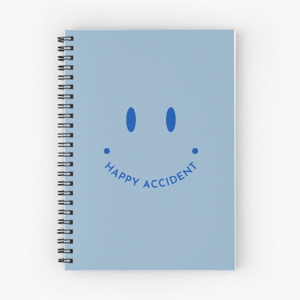 Item preview, Baby blue color Happy Accident Funny Mishap Phrase designed and sold by EMMonovi.