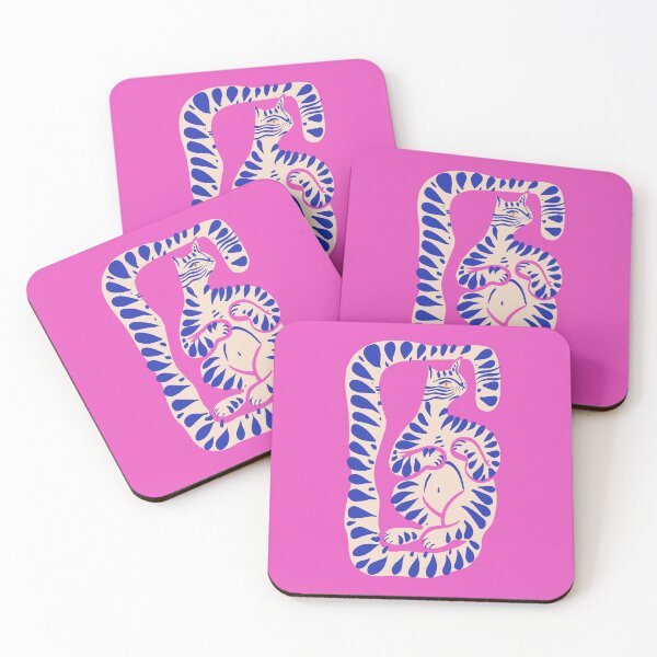 Item preview, Long tail cat pink designed and sold by NAAY.